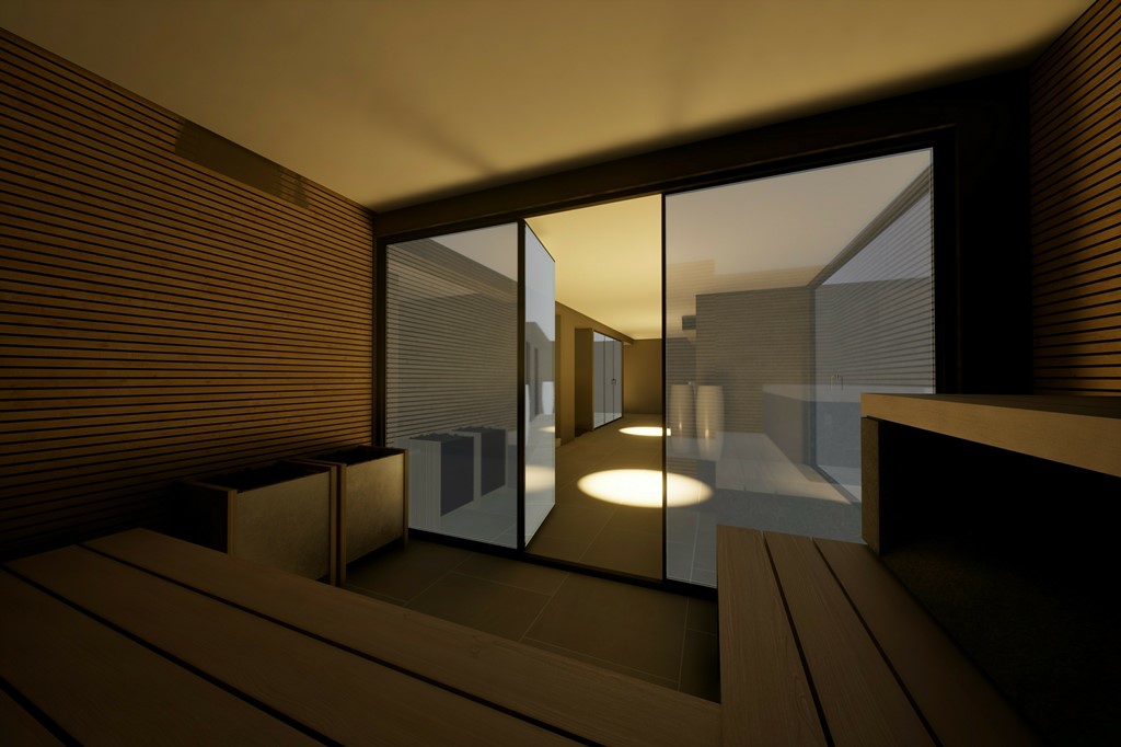 Sauna del Family Hotel Polsa di Brentonico, nuova area wellness